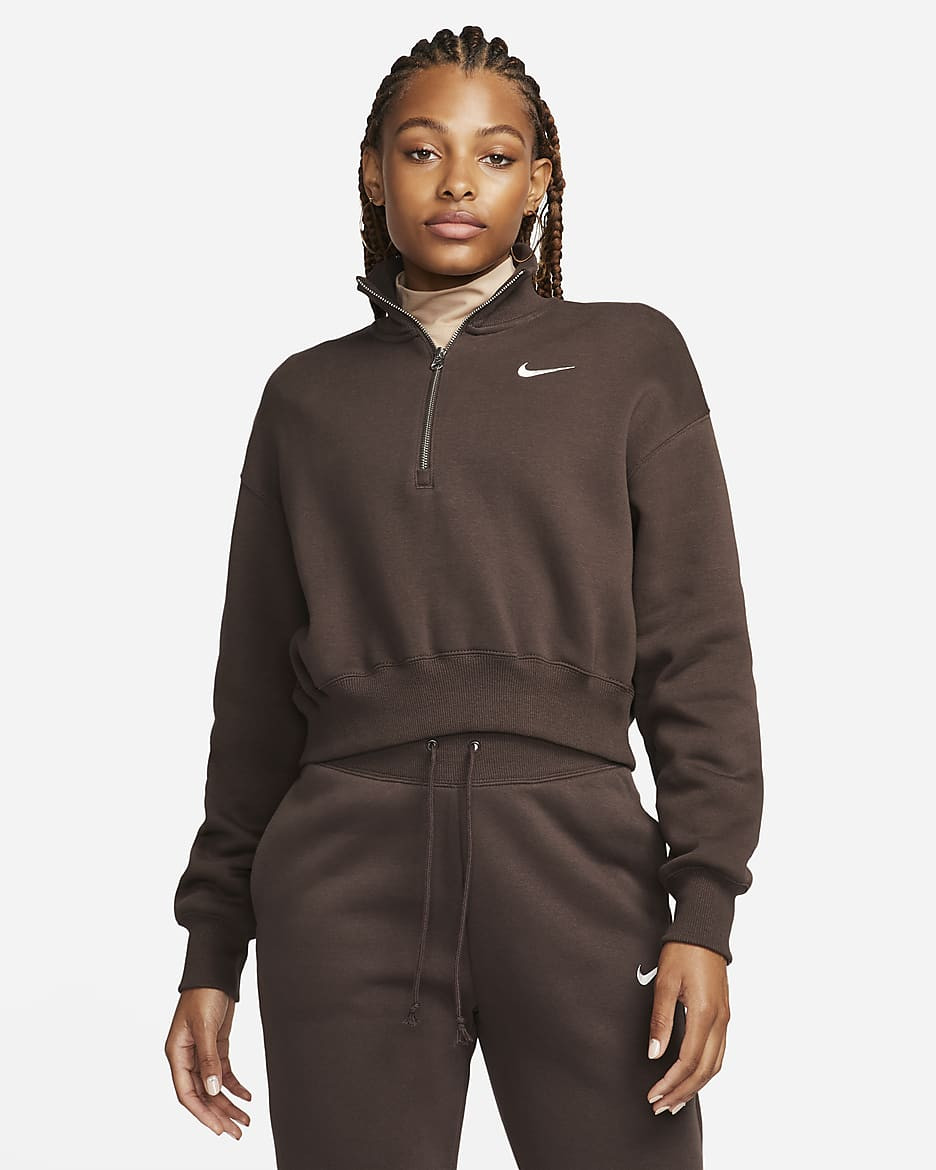 Nike Sportswear Phoenix FleeceWomen's 1/4-Zip Cropped Sweatshirt | Nike (US)