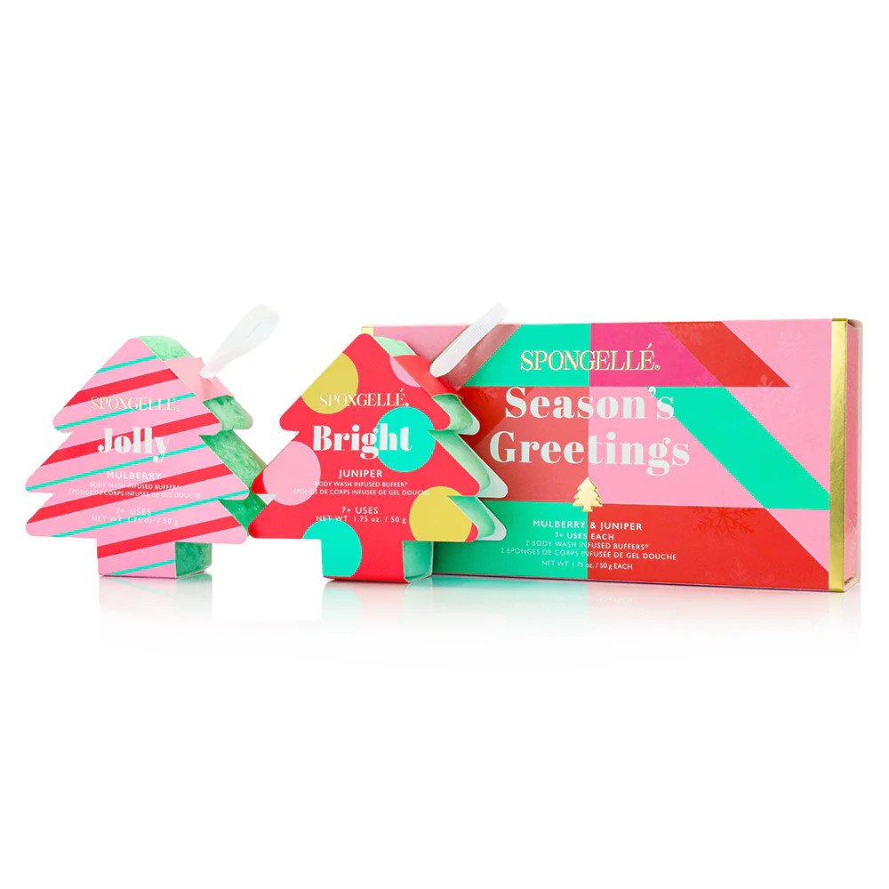 Season's Greetings | Holiday Tree Gift Set | Spongelle