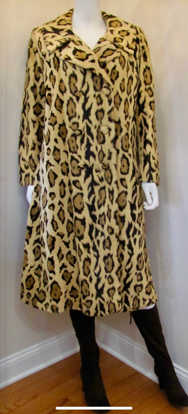Vtg 1960s Mod Carnaby St. Faux JAGUAR Fur Maxi-coat - Etsy Canada | Etsy (CAD)