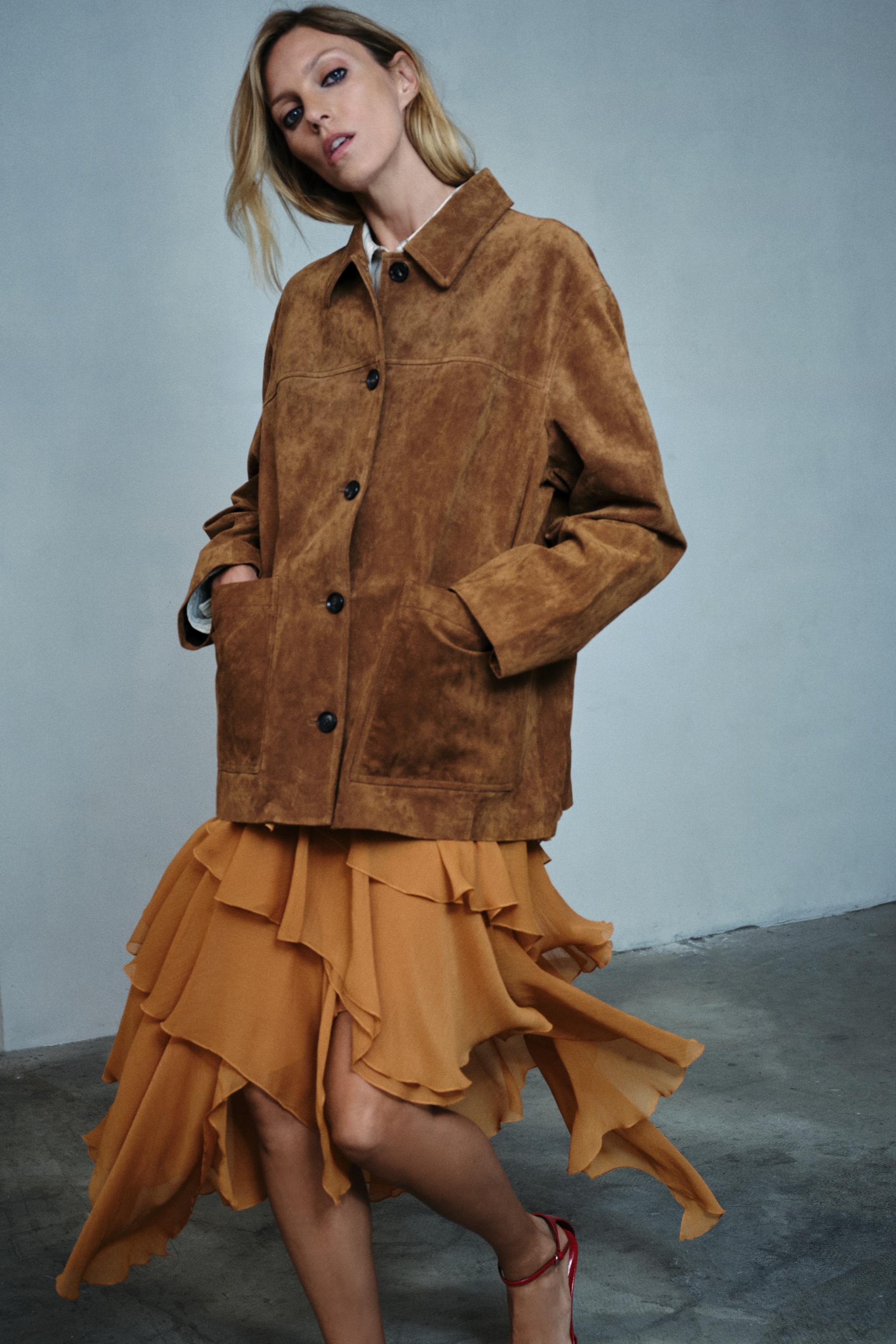 SUEDE LEATHER JACKET ZW COLLECTION LIMITED EDITION | Zara US