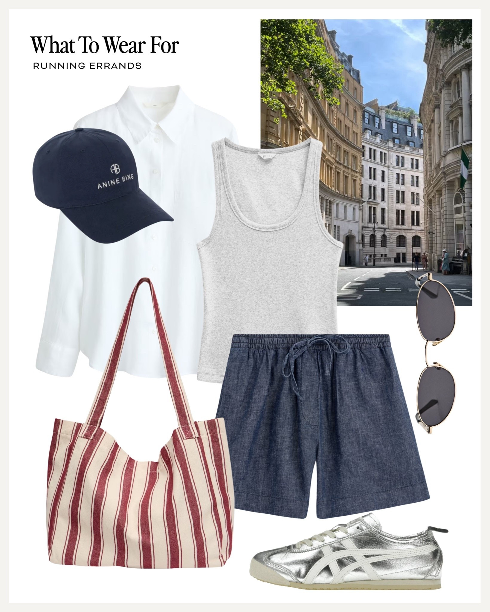 Running errands 👟 

Summer style, on the go mums, denim shirts, linen shirt, metallic trainers, effortless outfits

#LTKsummer
