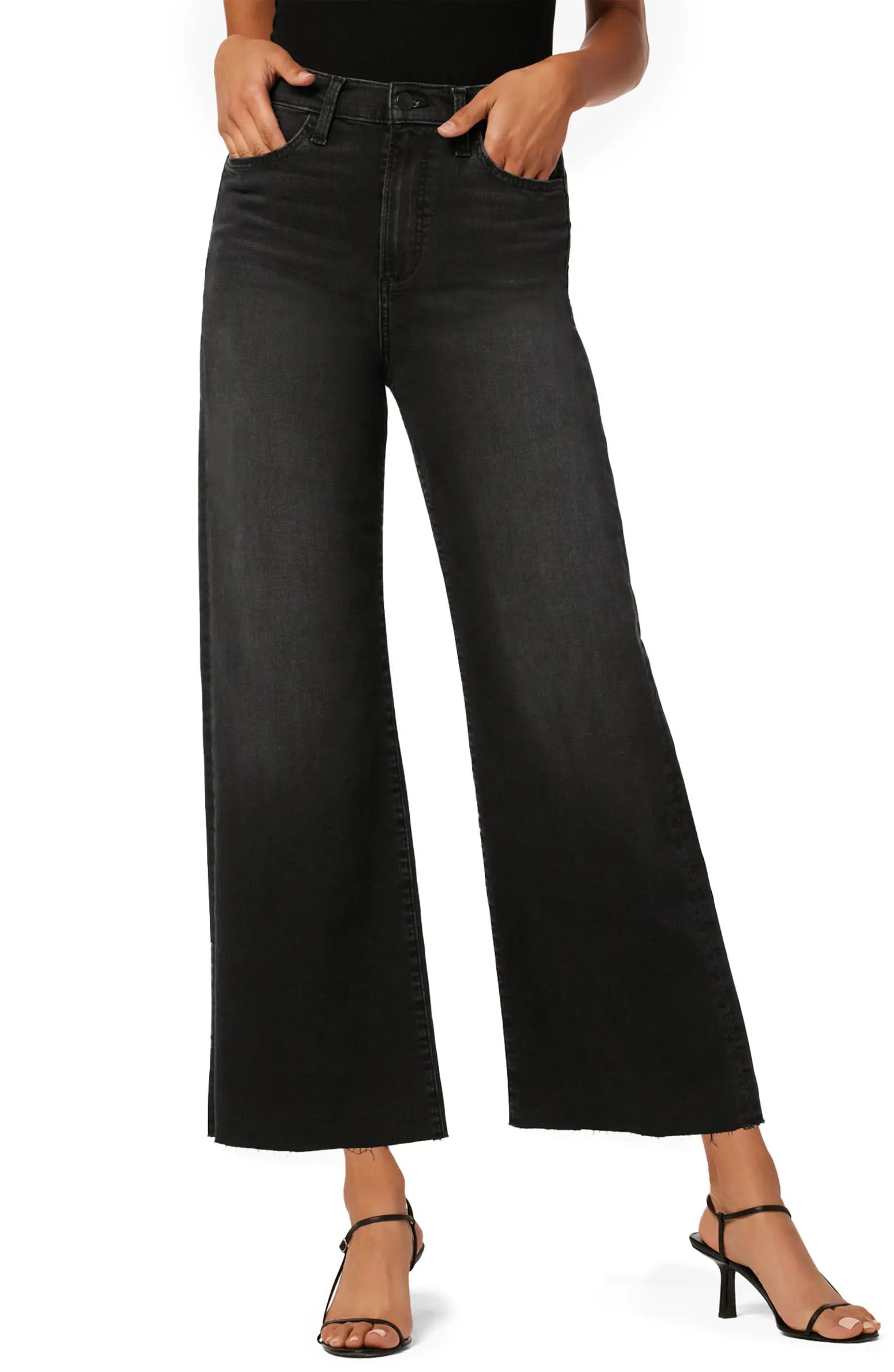 The Mia High Waist Ankle Wide Leg Jeans | Nordstrom