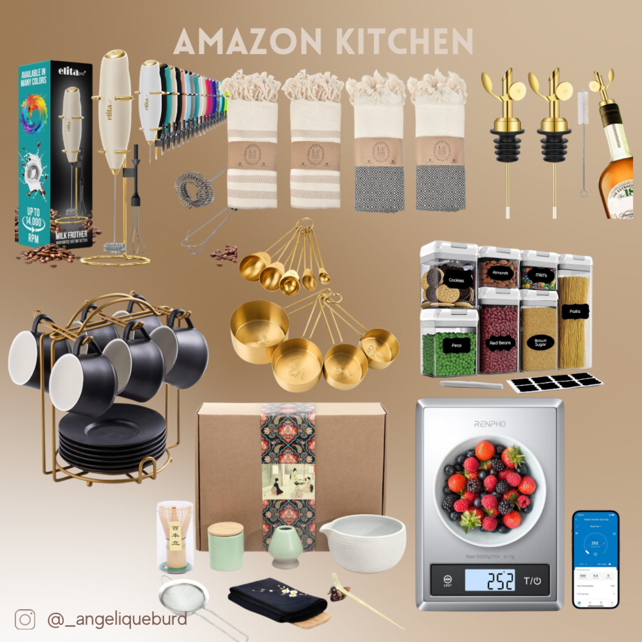 Shop my Amazon every day home essentials. Loving the gold accents for our kitchen 💛

#LTKfindsunder50 #LTKhome