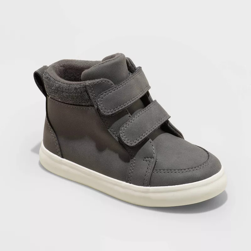 Toddler Boys' Haider Booties - Cat & Jack™ Gray | Target