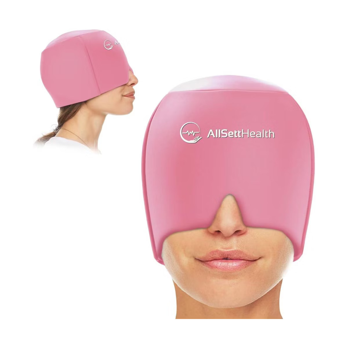Allsett Health Migraine Relief Cap, One Size Fits All | Hot/Cold Gel Compress, Built in Face and ... | Target