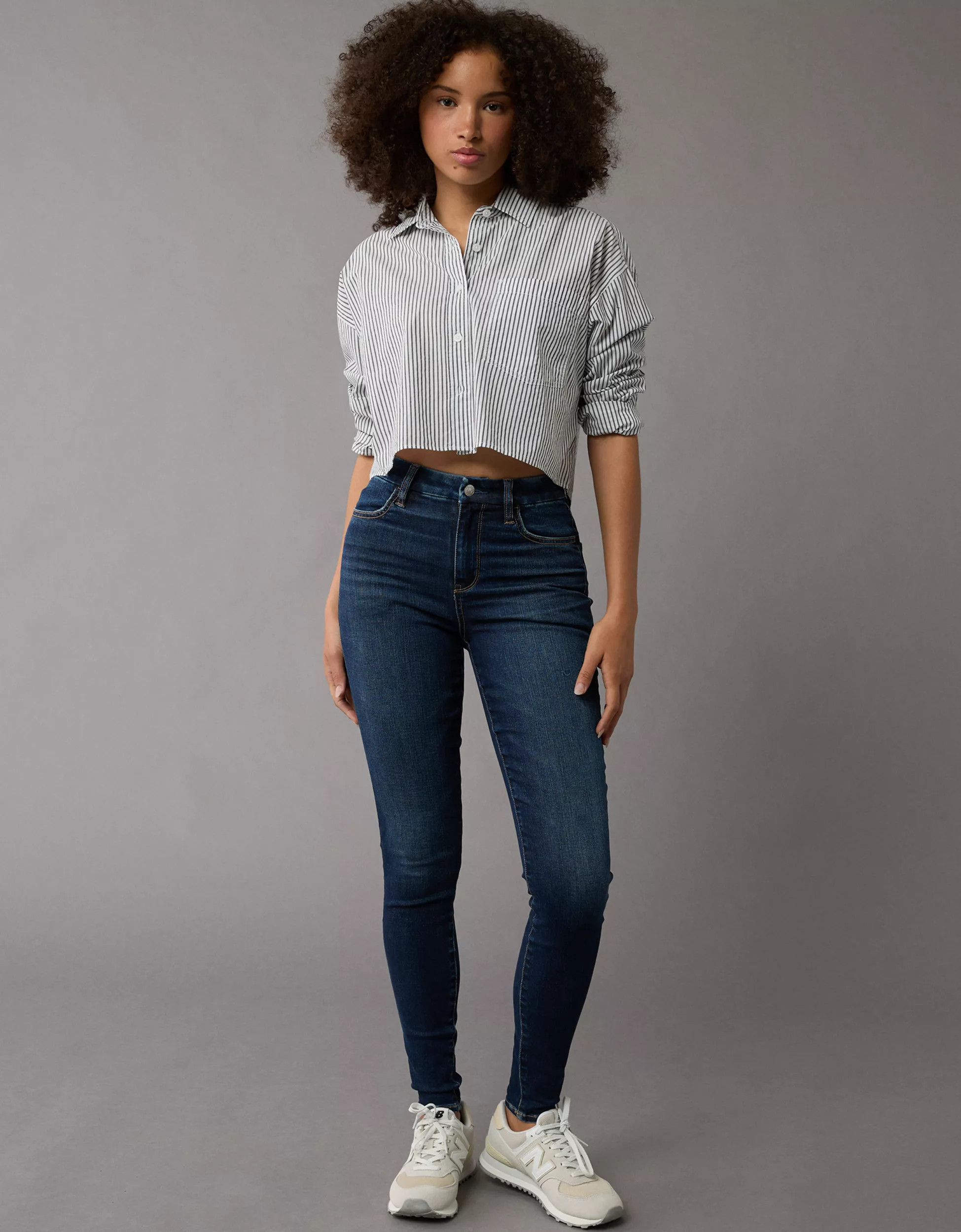 AE Next Level Curvy Super High-Waisted Jegging | American Eagle Outfitters (US & CA)