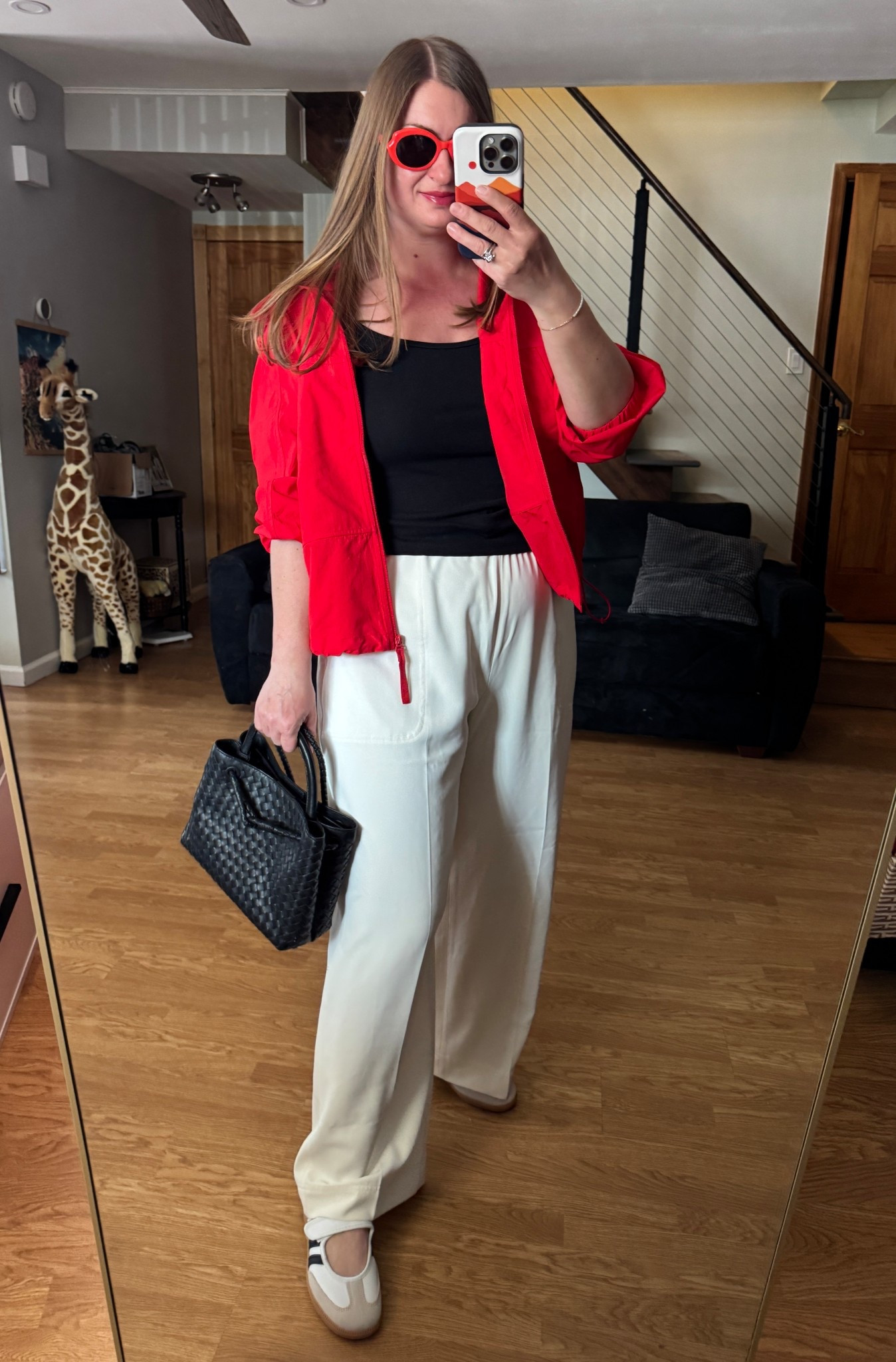 Don’t be afraid to experiment a little…

Honestly, it’s way more fun being the one getting opinions than quietly judging from the sidelines 😄

This is one of those outfits I probably wouldn’t have put together a year ago… and now I kind of love it.

A little bold, a little different - but nothing complicated.

@adidas 
@Quince 
@Spanx 

#LTKdayinmylife #LTKmomlife #LTKMidsize