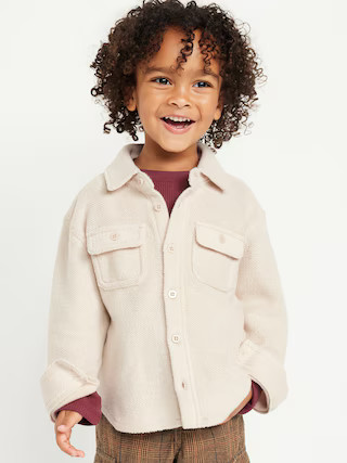 Cozy-Knit Buttoned Pocket Shirt for Toddler Boys | Old Navy (US)