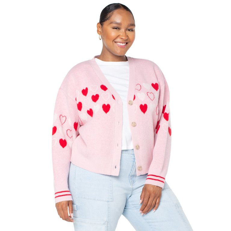 Celebrity Pink Women's Plus Cardigan Sweater | Walmart (US)