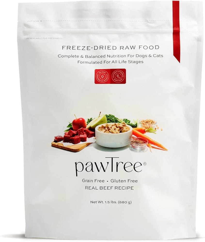 pawTree Freeze-Dried Raw Food for Dogs & Cats. Nutrient-Rich, All-Natural, Complete & Balanced Nu... | Amazon (US)