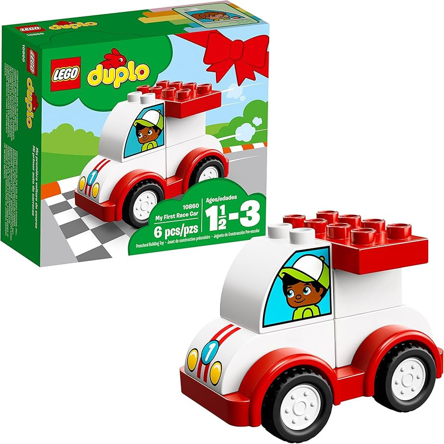 LEGO DUPLO My First Race Car 10860 Building Blocks (6 Piece) (Discontinued by Manufacturer) | Amazon (US)