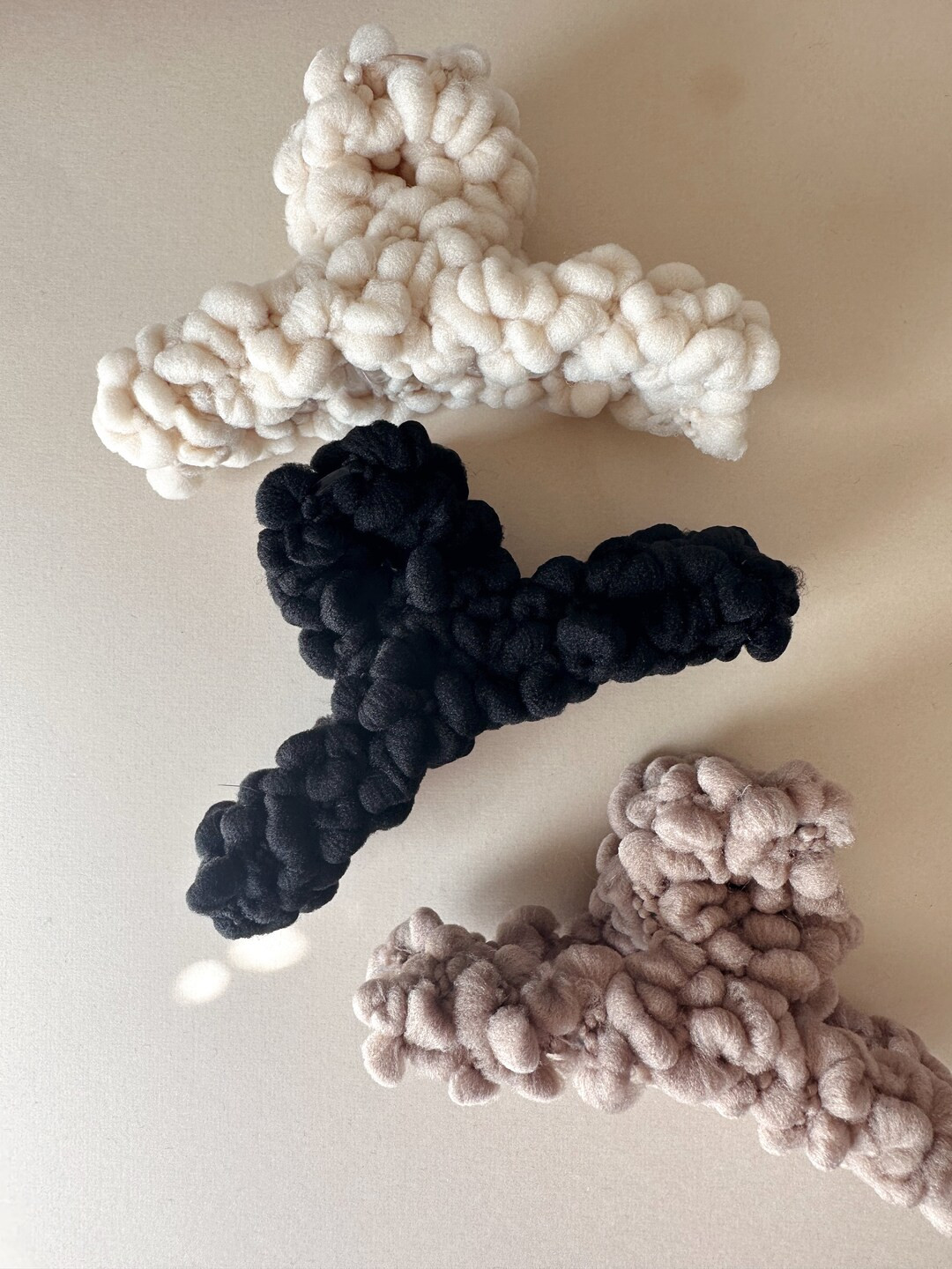 Teddy Claw Clip Hair Clips Minimalist Hair Clip Hair Claw - Etsy | Etsy (US)