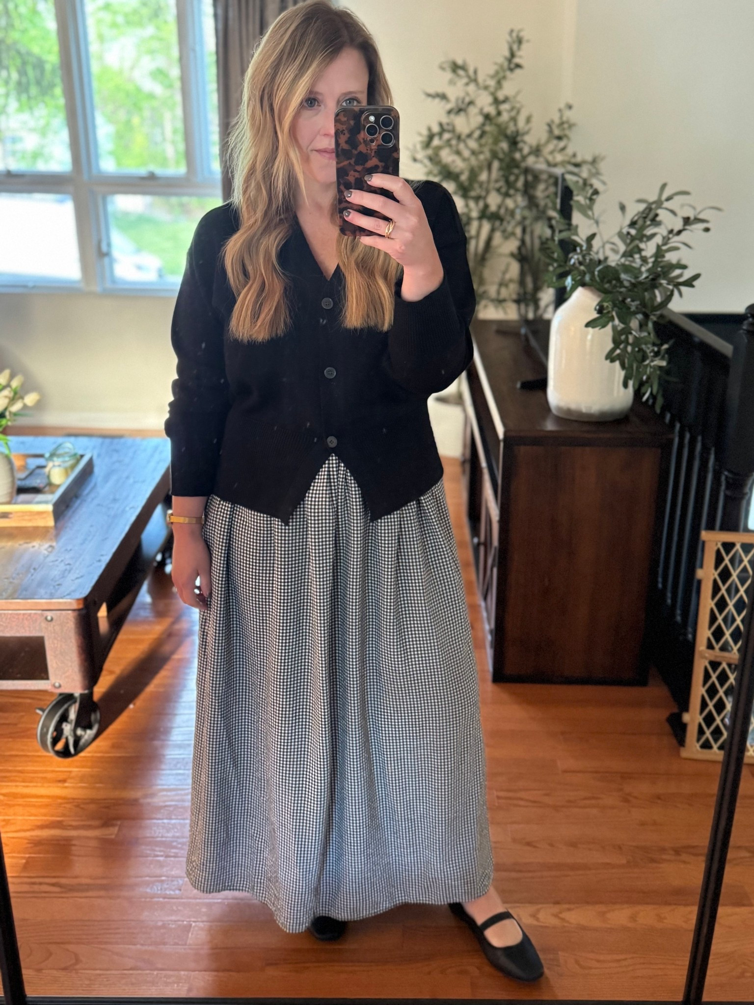spring outfits 2026, gingham maxi skirt, office outfit, wear to workk

#LTKWorkwear #LTKootd #LTKMidsize