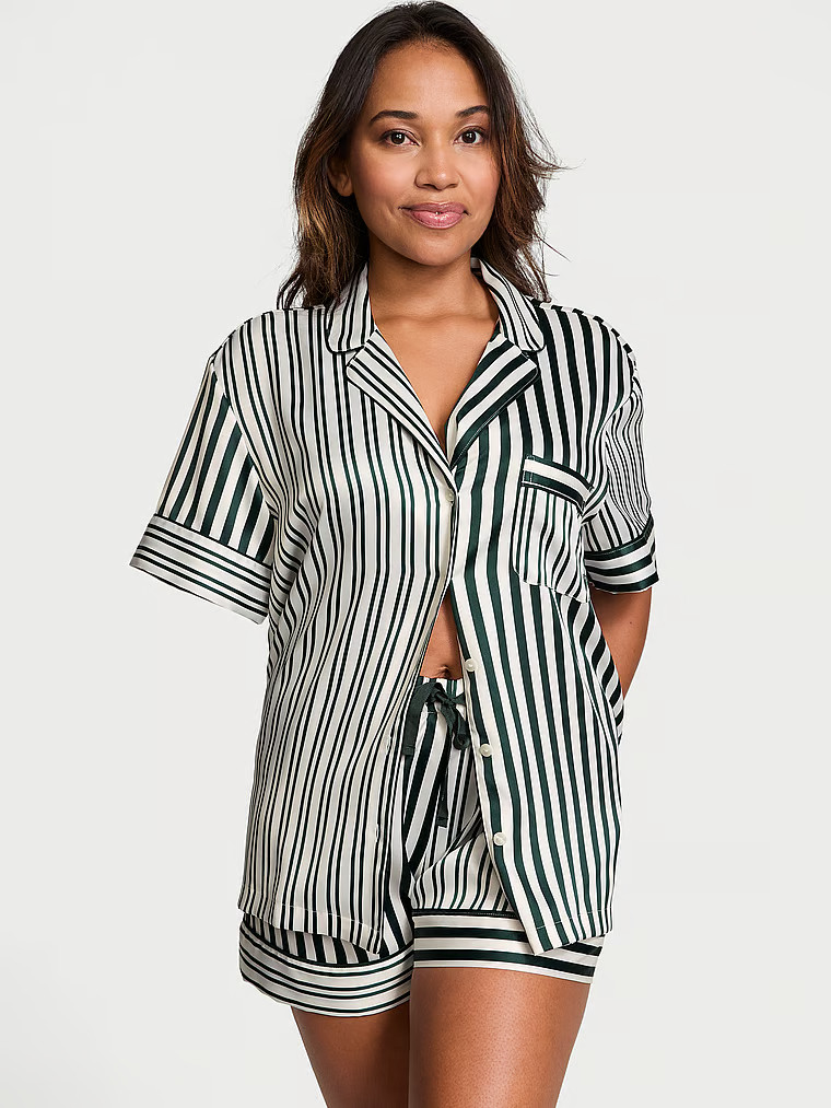 Glazed Satin Short Pajama Set | Victoria's Secret (US / CA )