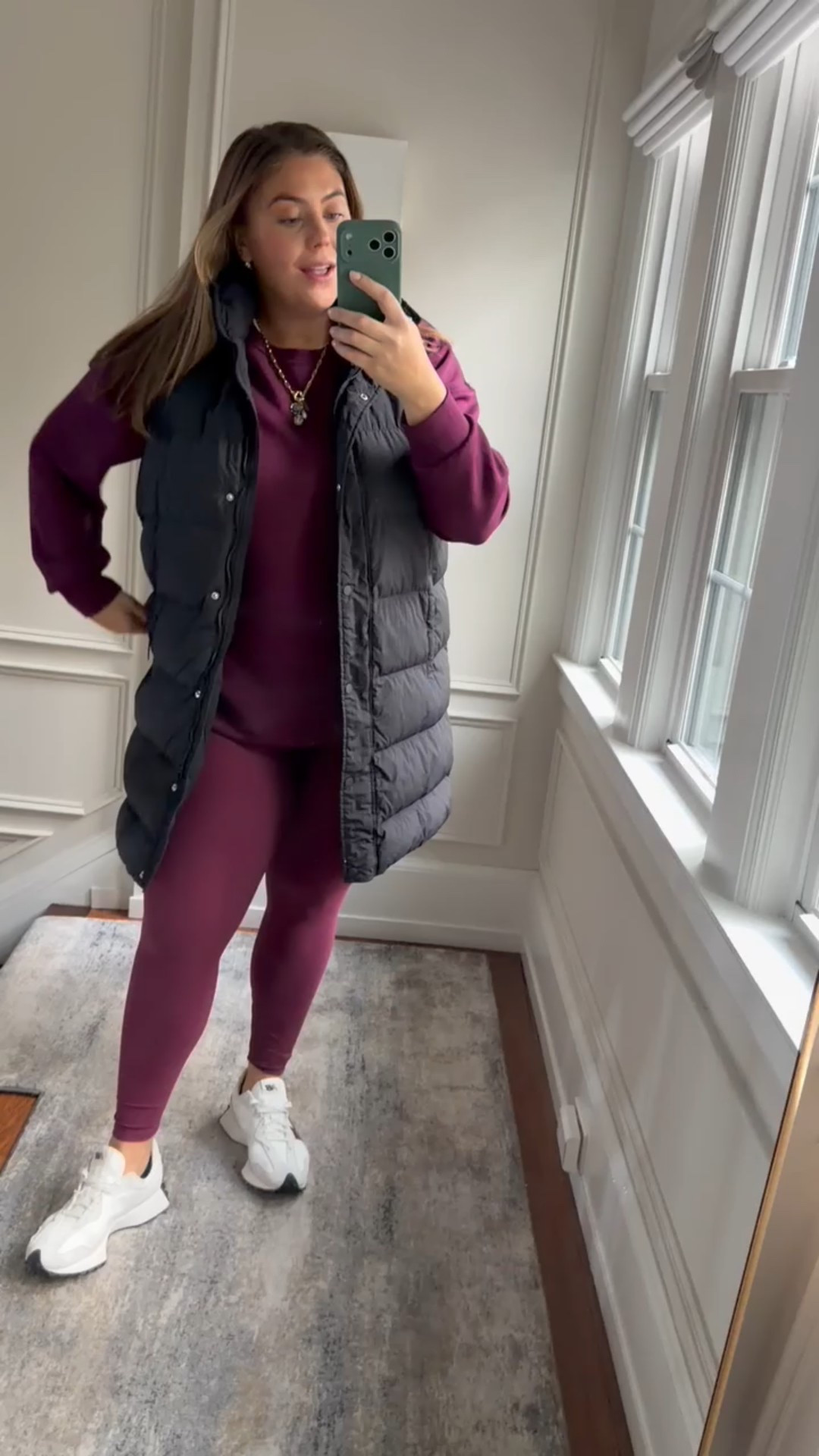 Wearing size 1X in top & leggings, XL in vest. 

#LTKSeasonal #LTKSaleAlert #LTKActive