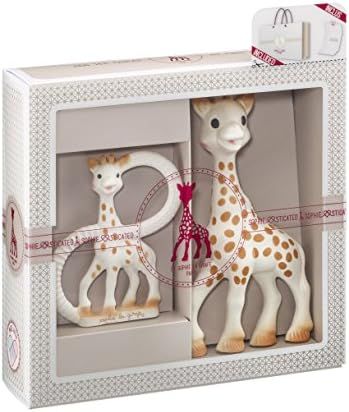 Vulli Sophie The Giraffe Sophiesticated Classical Creation Birth Gift Set Small #1- Teether & Toy | Amazon (US)