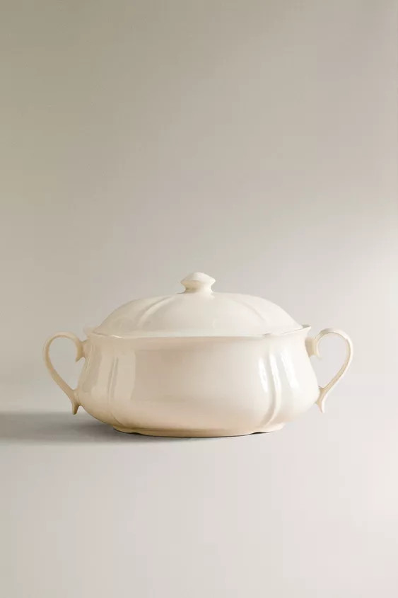 EARTHENWARE BOWL WITH RAISED-DESIGN EDGE | Zara UK
