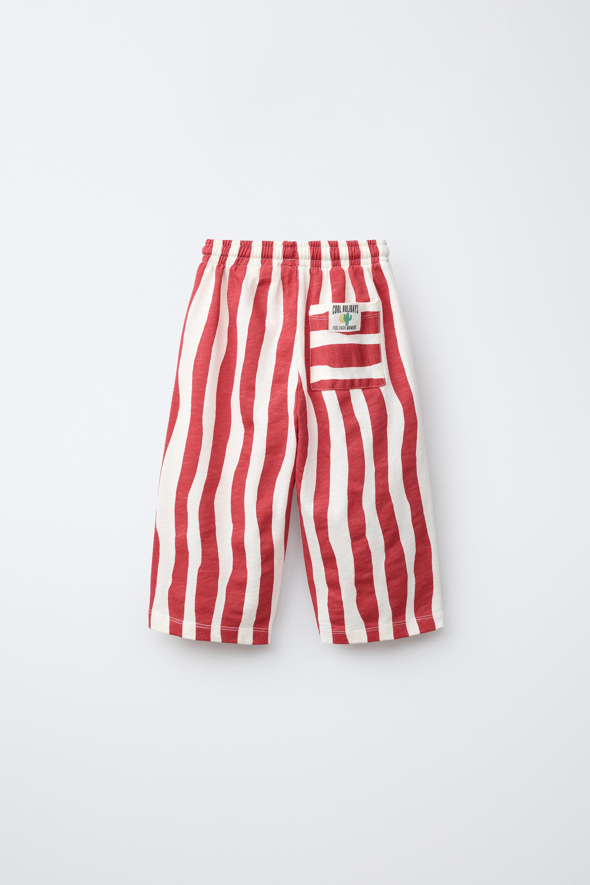 WAVE STRIPE PANTS | Zara US