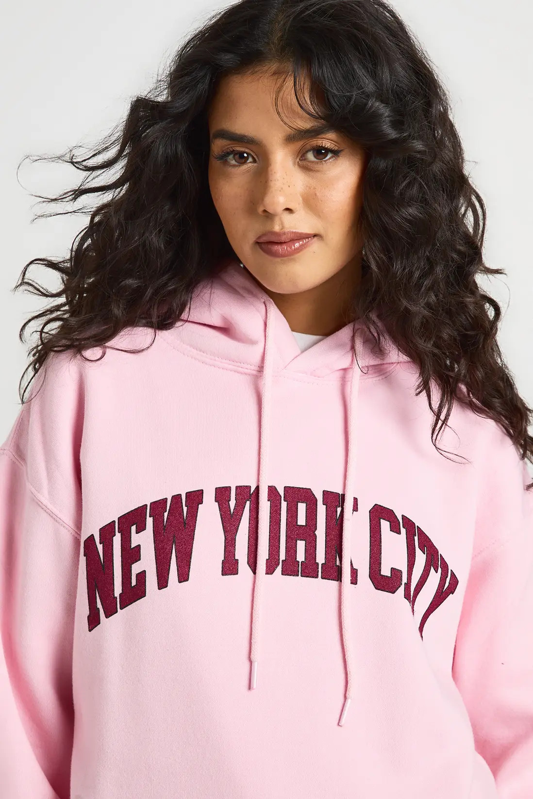 New York Printed Oversized Hoodie | boohoo (US & Canada)