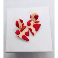 LOVE LOVE LOVE Heart earring | Etsy (US)