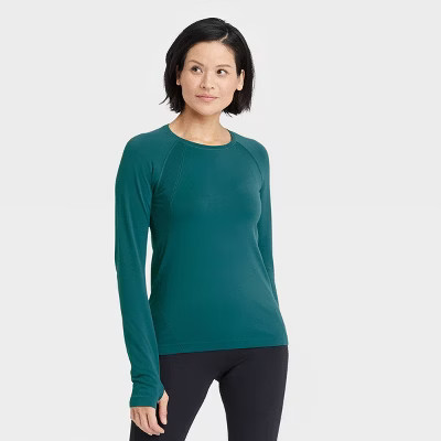 Women's Seamless Core Long Sleeve T-Shirt - All in Motion™ | Target