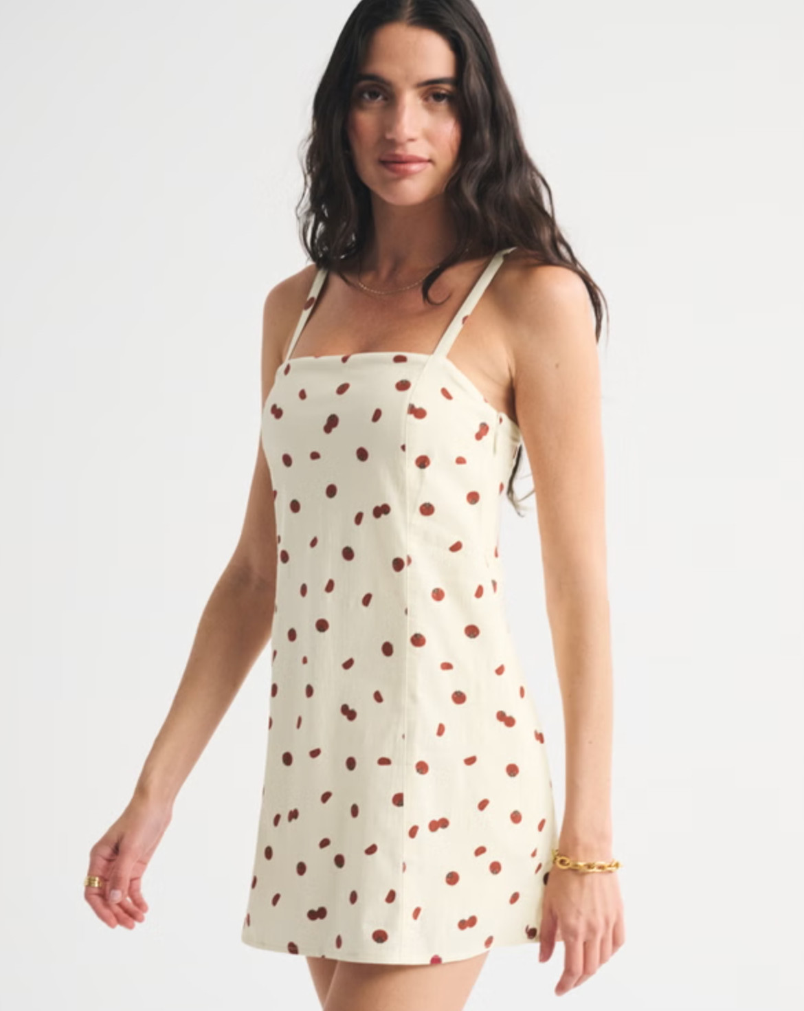 Easy, flattering, and made for everyday plans ☀️ The Abercrombie Bra-Free Everyday Skort Dress is part of their bra-free collection with built-in support (removable pads!) so you can skip the bra. It features a slim-fit silhouette, straight neckline, adjustable straps, and built-in shorts for all-day comfort. The stretch cotton-blend fabric makes it perfect for errands, brunch, or warm weather days.

Such a good throw-on-and-go piece for spring and summer 🤍 

 #LTKSpringSale #LTKgrwm #LTKootd