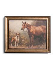 20x16 Horse And Dog Wall Art | TJ Maxx