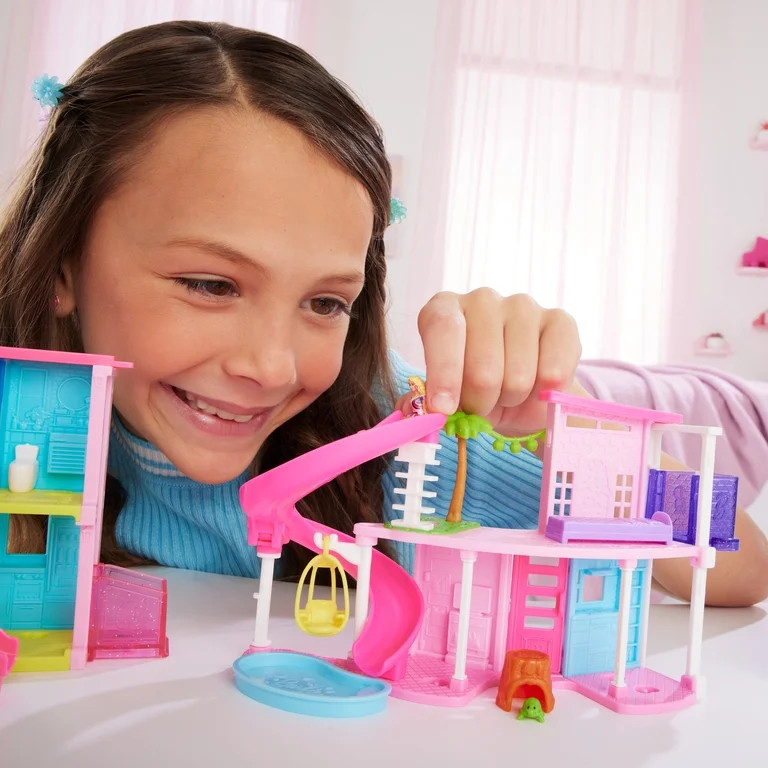 Barbie Mini BarbieLand Doll House Playsets with 1.5-inch Doll, (Styles May Vary), Multicolor | Walmart (US)