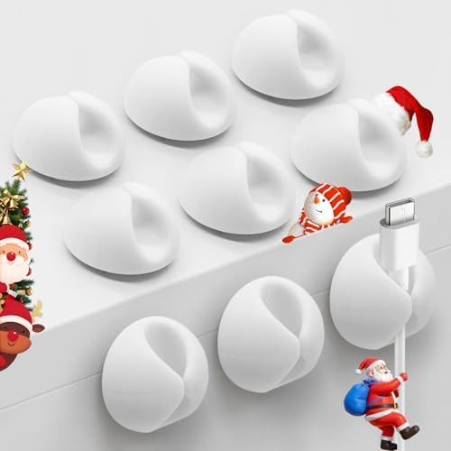 Cable Clips, Cord Holder, Adhesive Cord Clips, Wire Holder for Cable Management, Phone Charger, D... | Amazon (US)