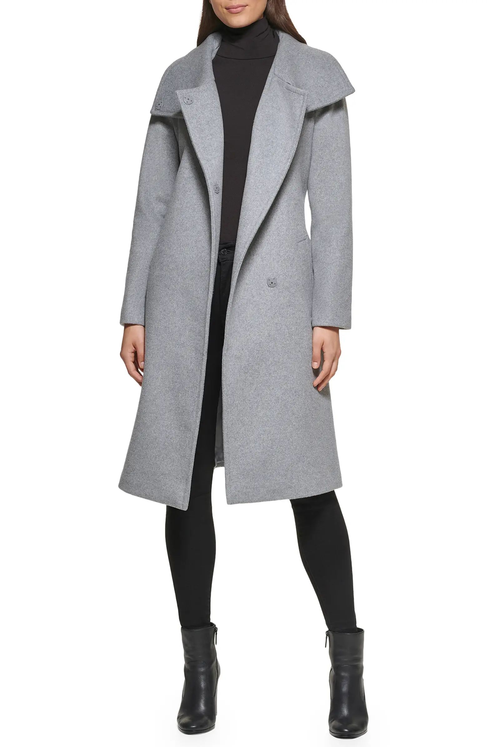 Belted Wool Blend Coat | Nordstrom