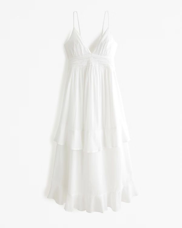 Tiered Maxi Dress | Abercrombie & Fitch (US)