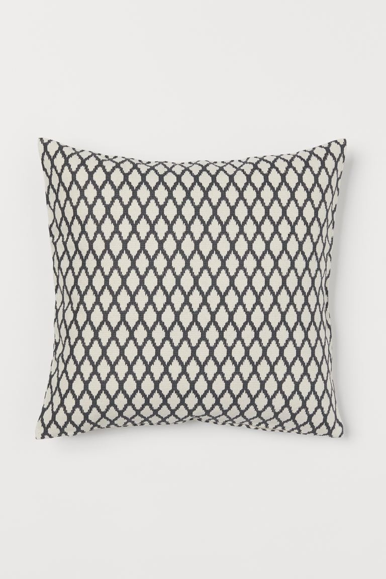 Patterned Cotton Cushion Cover | H&M (US + CA)
