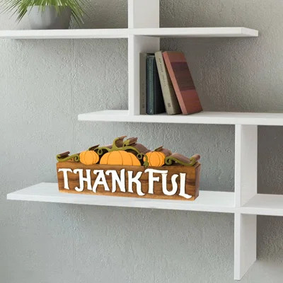 Elegant Handmade Wooden Sculpture of SNOW Word with Snowflake Modern Table Sculpture for Home Decor | Wayfair North America