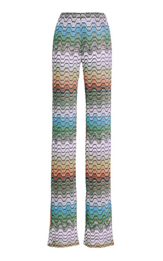 Wavy Multicolored Straight-Leg Pants | Moda Operandi (Global)