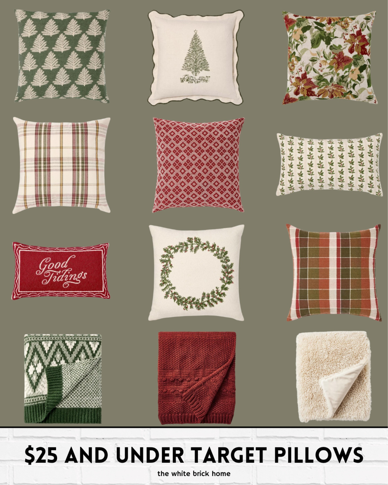 New target releases! Budget friendly finds for this holiday season ❤️

Target, McGee and co, threshold, Christmas, Christmas decor, holiday decor, holiday decor, throw blanket, holiday throw blanket, Christmas finds, Christmas 2024 holiday decor, throw pillows, home decor, home accents, seasonal decor. 

#LTKFindsUnder50 #LTKHome #LTKStyleTip