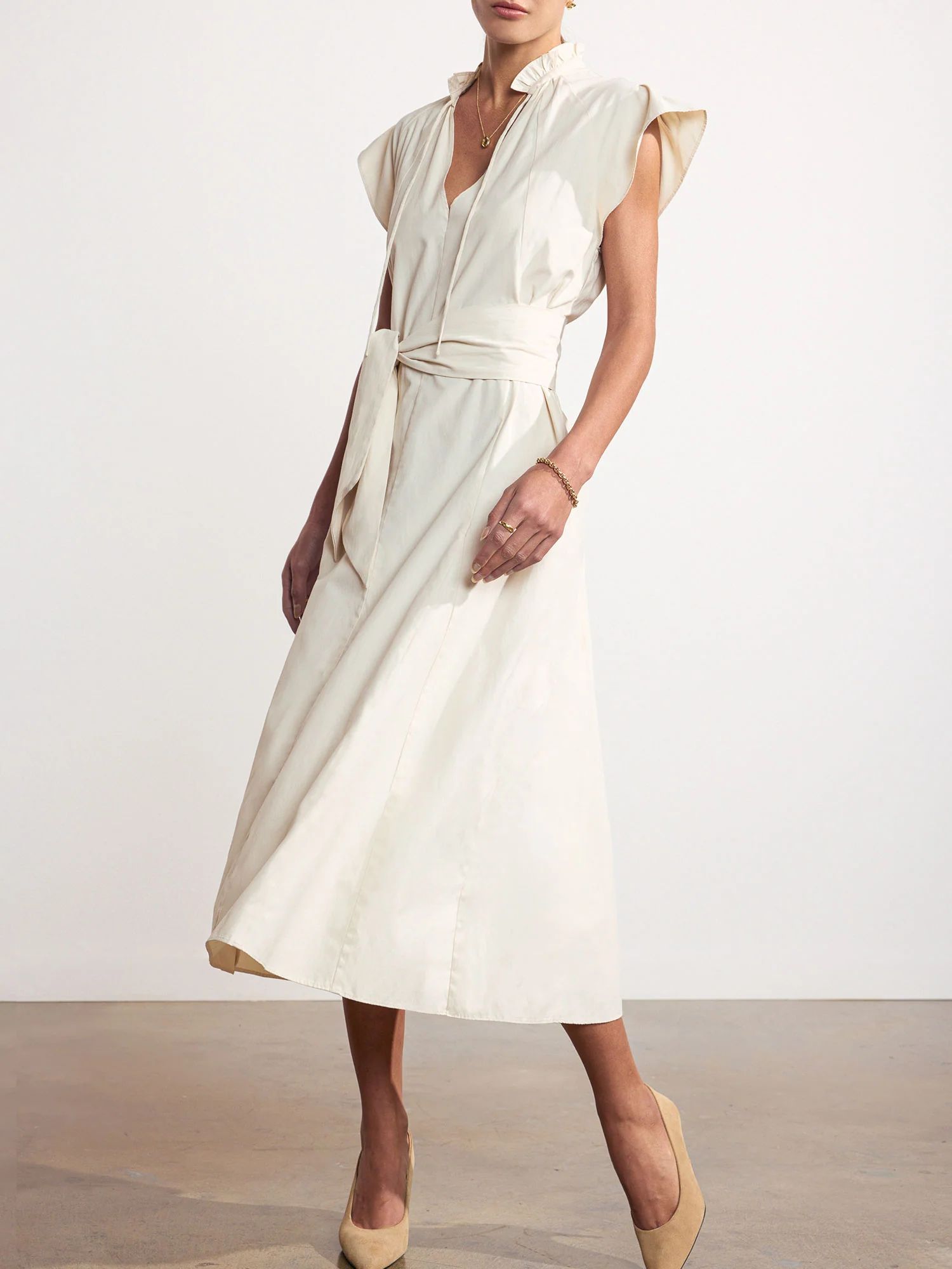 Brochu Walker | Women's Newport Midi Dress in Calico | Brochu Walker