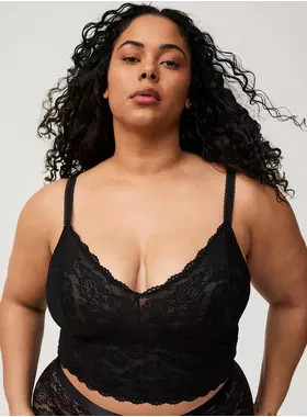 Unlined Lace Crop Bralette | Torrid (US & Canada)