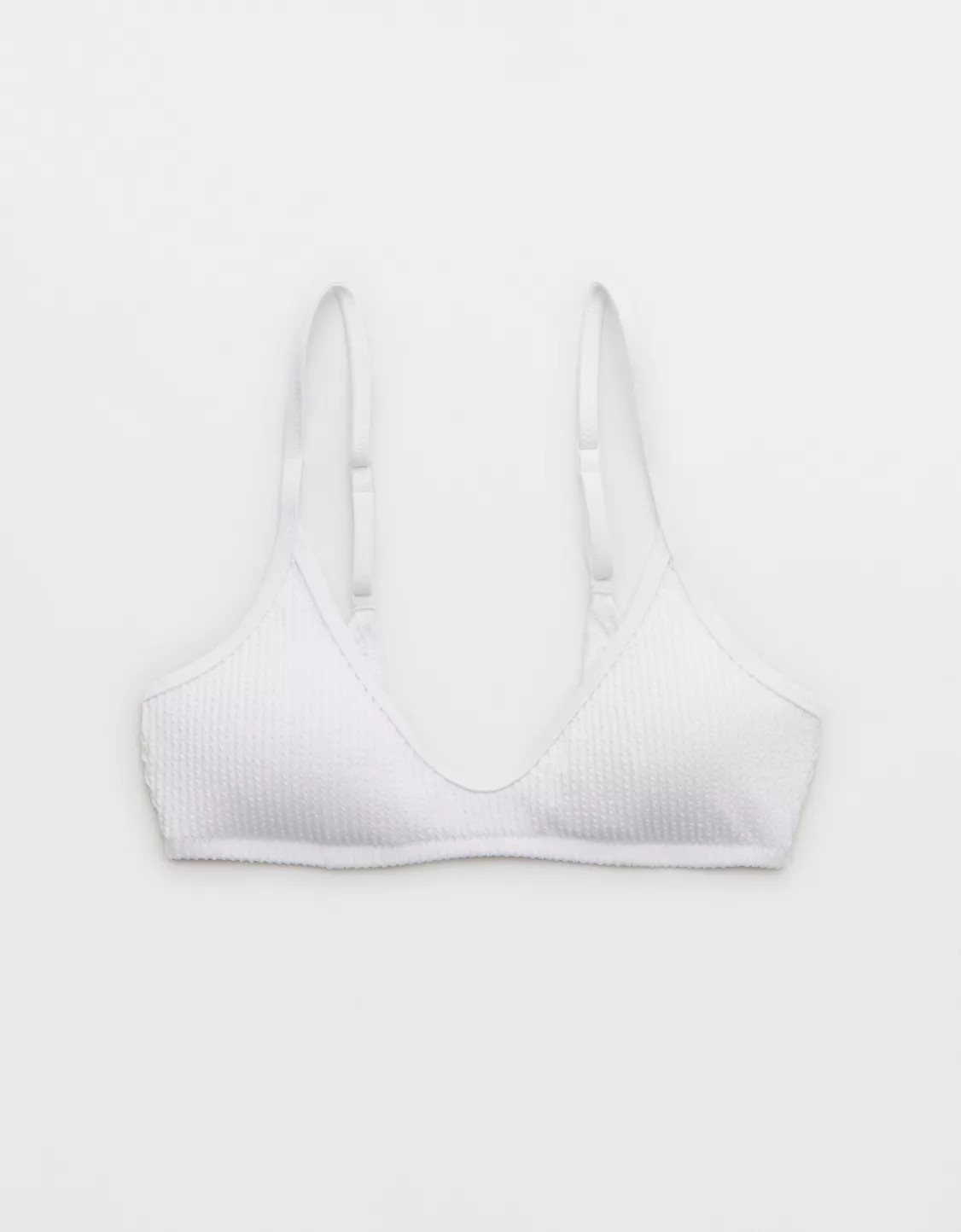 Aerie Crinkle Voop Binding Bikini Top | Aerie
