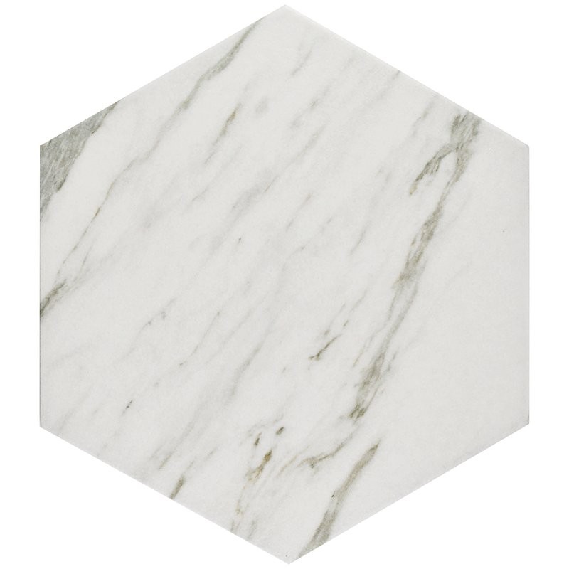 Marbre Carrara 8.63" x 9.88" Porcelain Mosaic Tile | Wayfair North America