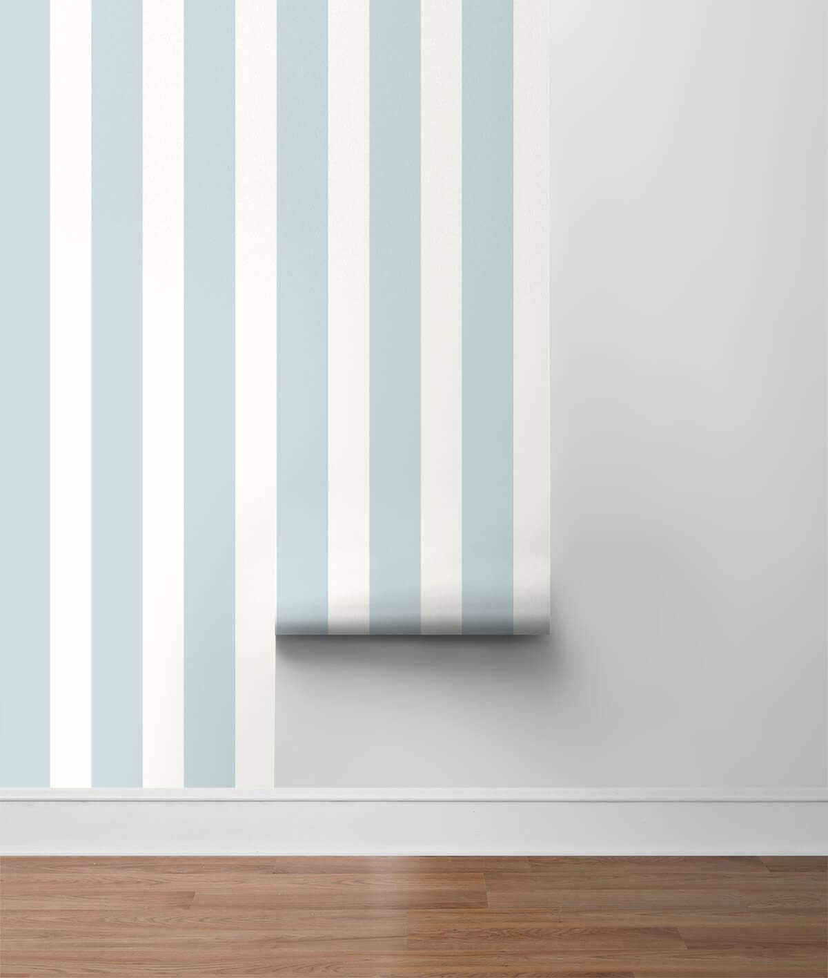 Lillian August Luxe Haven Designer Stripe Peel and Stick Wallpaper (Hampton Blue) | Amazon (US)