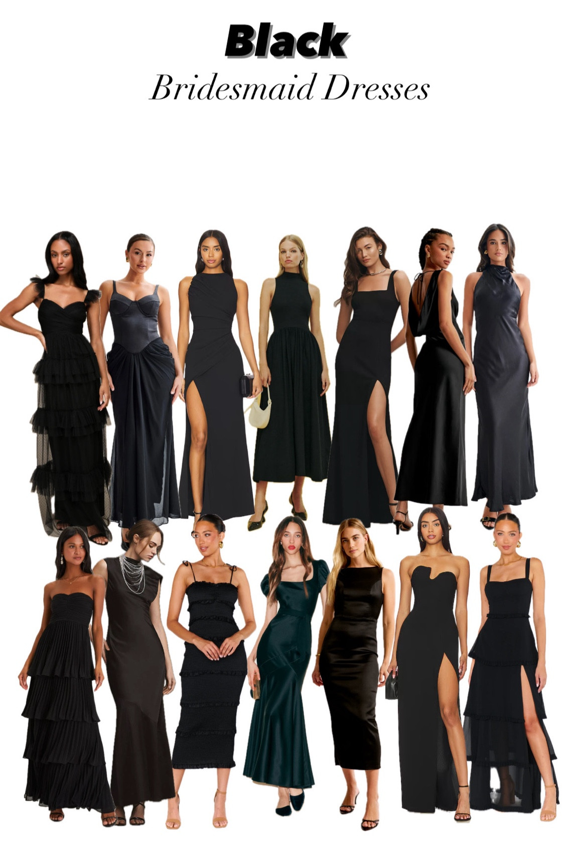 Black Mismatch Bridesmaid Dress Inspiration Part 1

Black, till death do us part , luxury, mismatch bridesmaid, elegant, spring wedding, fall wedding, winter wedding, wedding guest

#LTKParties #LTKWedding #LTKSeasonal