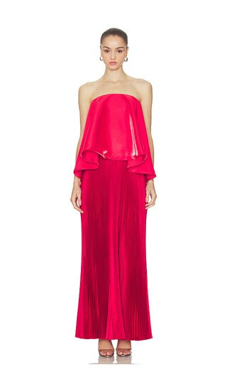 L'IDEE Aman Gown in Red. - size 12/L | Revolve Clothing (Global)