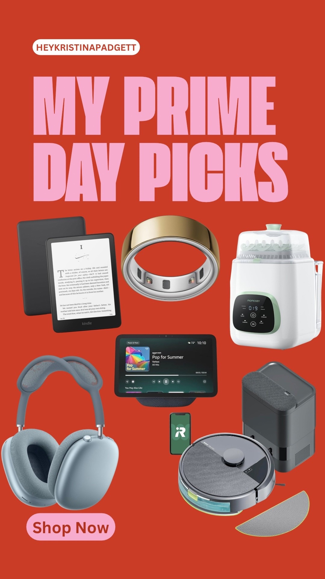 🚨 PRIME DAY FAVORITES 🚨

The deals are dealing this year 👏 From the Kindle and Oura Ring to my favorite robot vacuum and baby bottle washer, these are the items I’d buy again in a heartbeat.

If you’ve been waiting for a sign to finally grab one of these, this is it 💸🏃‍♀️

#PrimeDay2026 #LTKDeals #AmazonFavorites #MomFinds #DailyDeals

#LTKmomlife #LTKdayinmylife #LTKBeauty