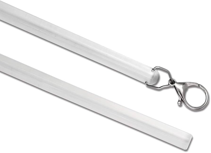 2 Pack 36 Inch Universal Drapery Pull Rod Invisible Clear Curtain Wand for Easier Opening and Bac... | Amazon (US)