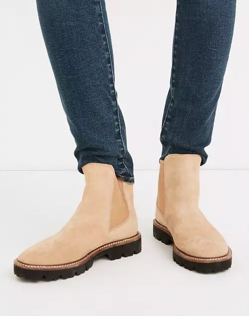 The Citywalk Lugsole Chelsea Boot in Suede | Madewell