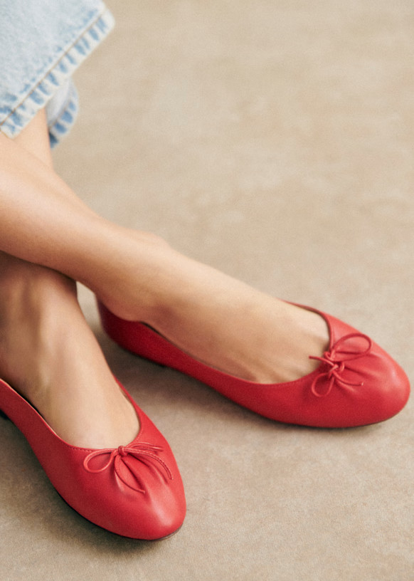 Agathe Low Ballerinas | Sezane Paris - US