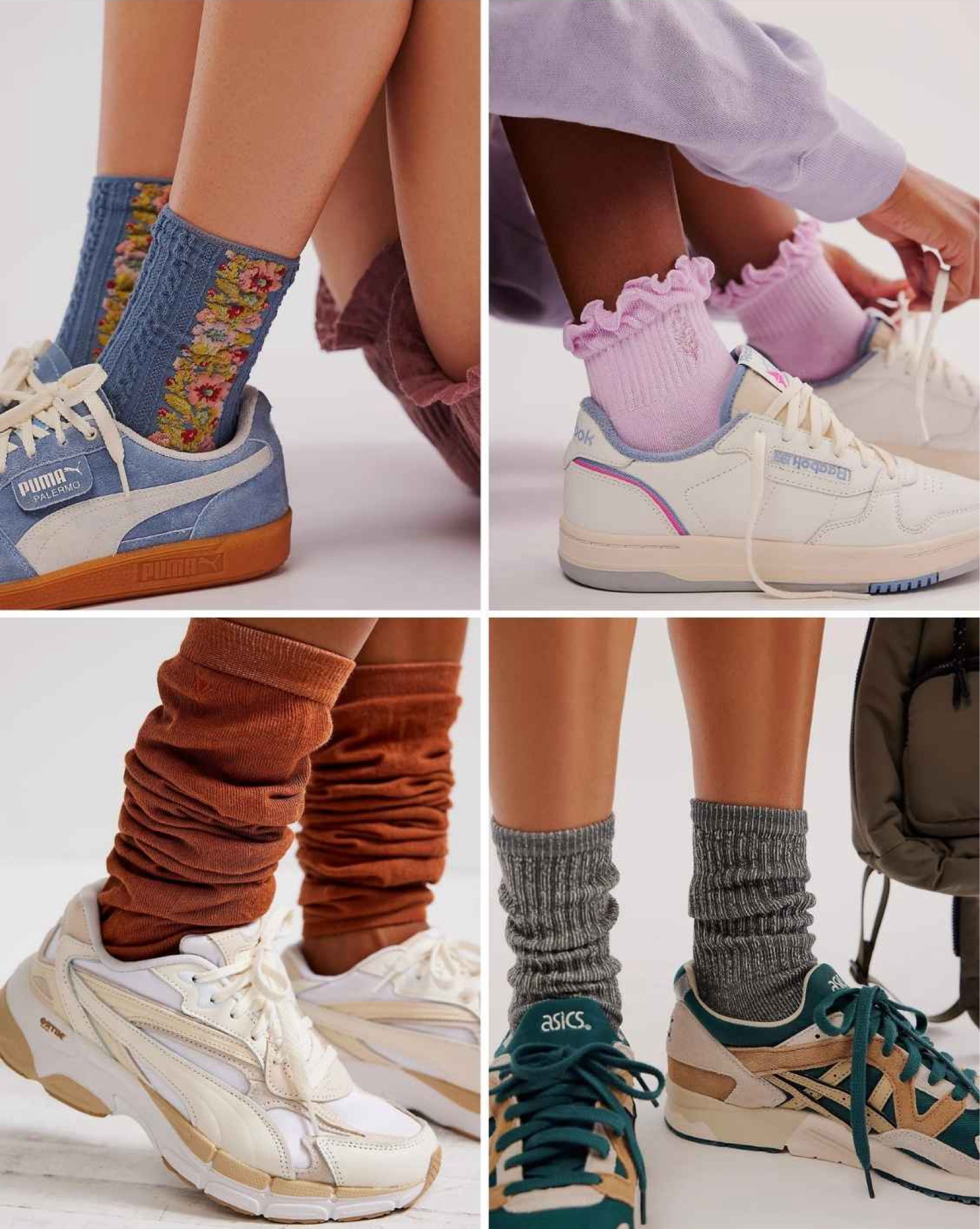 All the best socks to style with your sneakers this fall!

#LTKSeasonal #LTKShoeCrush