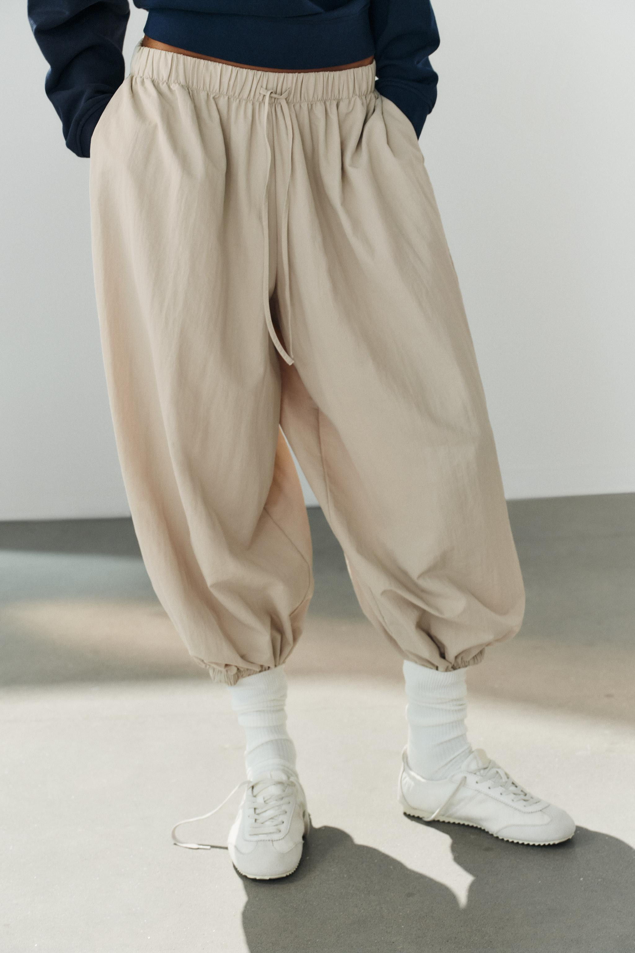 TECHNICAL FABRIC TROUSERS | Zara US