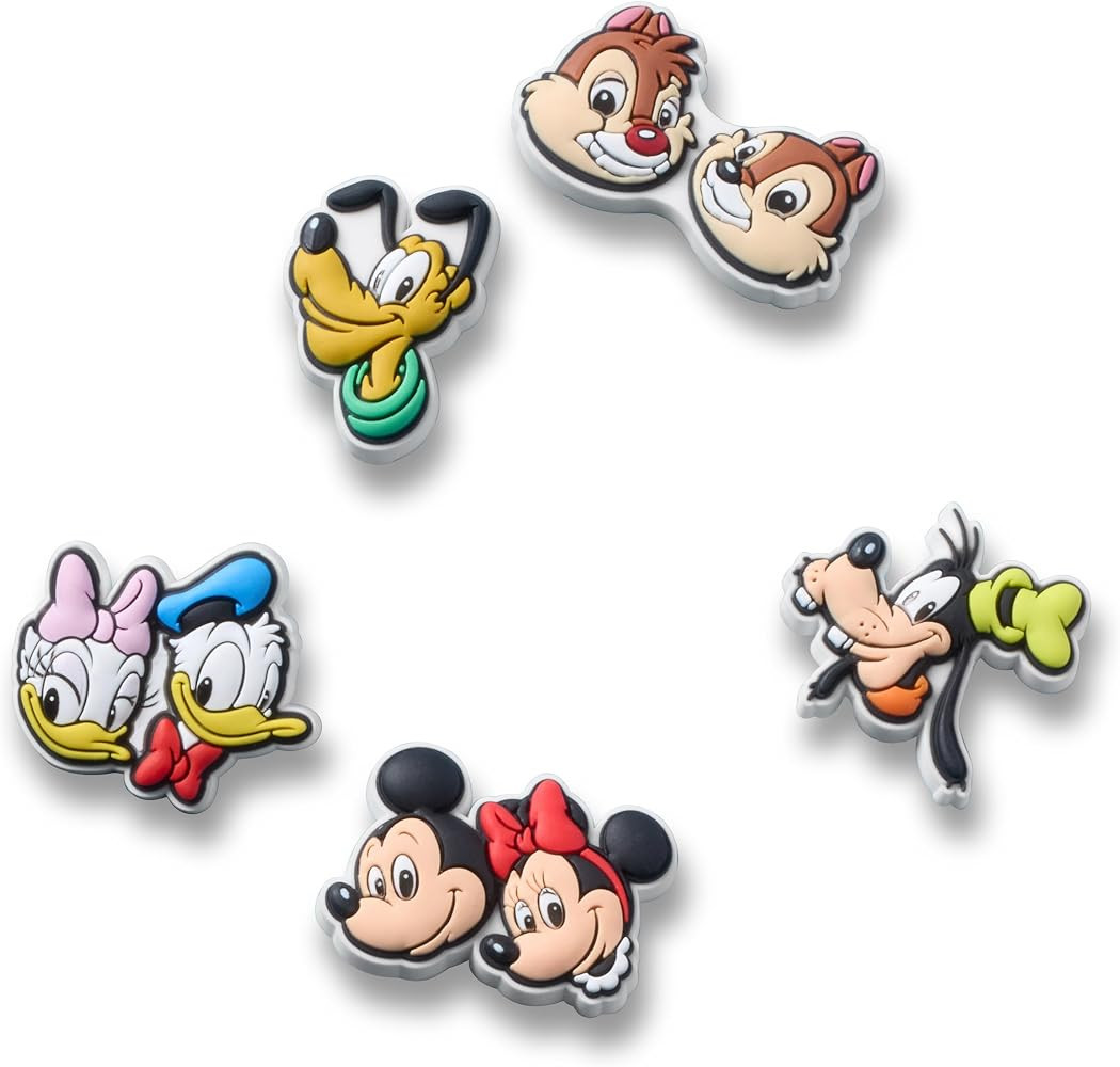 Crocs Jibbitz Mickey & Friends Disney Shoe Charm Packs, Disney Friends, 5-Pack | Amazon (US)