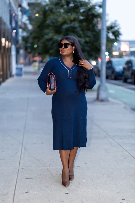This @walmartfashion knit dress is perfect to wear to the office when in your third trimester of pregnancy or for fall. #walmartfashion #walmartpartner

#LTKbump #LTKmidsize #LTKplussize